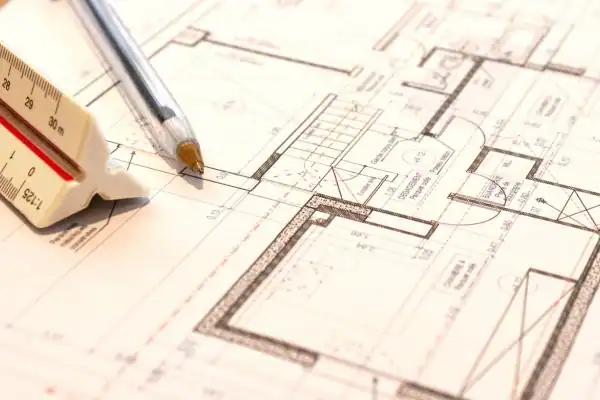 Image of architect Rotherham drawings